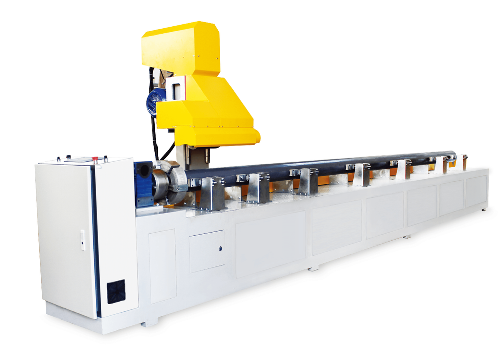 Xinrongplas automatic pipe drilling and slotting machine