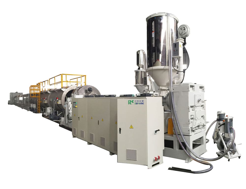 Xinrongplas PE pipe extrusion line machine