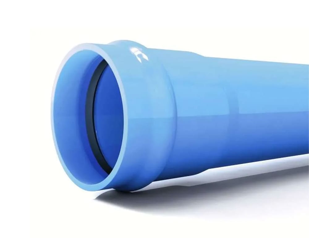 Finished PVC-O pipe produced by Xinrongplas PVC-O pipe extrusion line